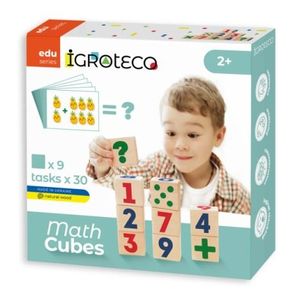 Cuburi matematice din lemn imagine