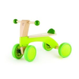 Jucarie din lemn - Bicicleta fara pedale cu 4 roti imagine