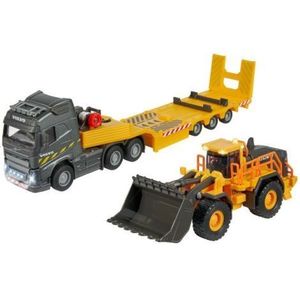 Camion Majorette Volvo cu remorca si buldozer imagine