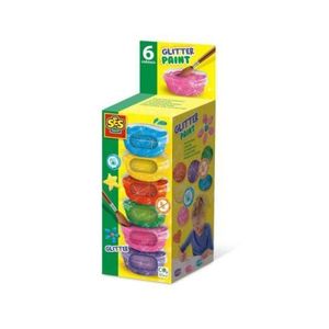 Set acuarele pasta glitter (6 x 45ml) imagine