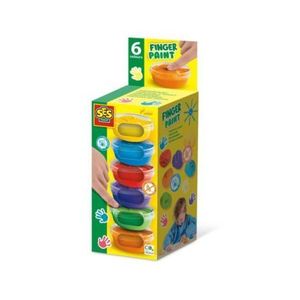 Set acuarele pentru degete (6 x 45ml) imagine