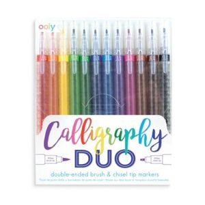 Carioci duble caligrafice Duo, set de 12 imagine