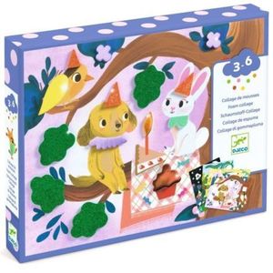 Joc creativ Colaj cu stickere din spuma, Djeco imagine