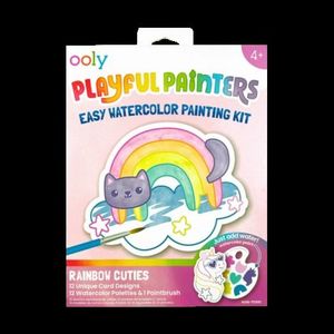 Kit acuarela - Usor de pictat - Curcubeu, Playful Painters imagine