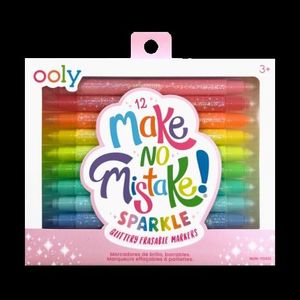 Carioci stralucitoare care se sterg - Make no mistake! - Set de 12 imagine
