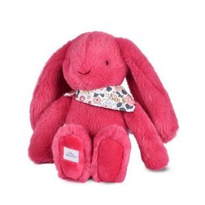 Iepuras Doudou - jucarie de plus, 25 cm, fucsia imagine