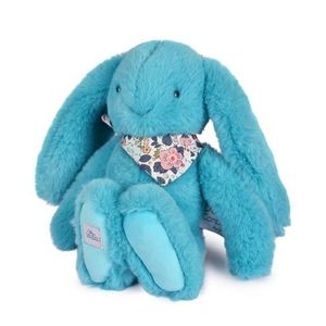 Iepuras Doudou - jucarie de plus, 25 cm, turcoaz imagine