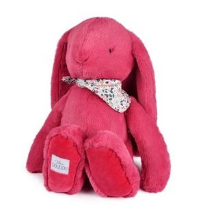 Iepuras Doudou - jucarie de plus, 50 cm, fucsia imagine