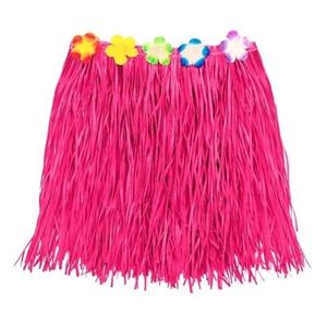 Fusta hawaii scurta roz imagine