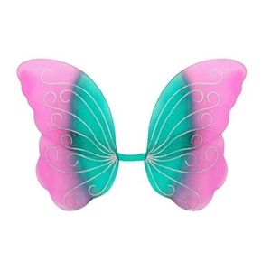 Aripi fluture roz-azur glitter imagine