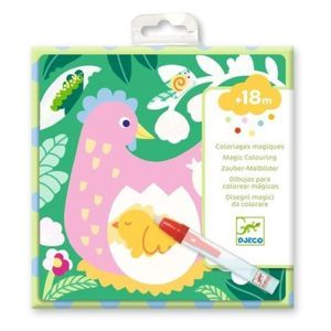 Set pictura cu apa Animale din gradina, Djeco imagine