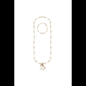 Bijuterii colier si bratara unicorn copii imagine