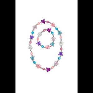 Bijuterii fluture colier si bratara copii imagine