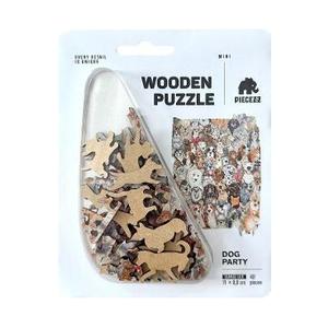 Puzzle 40 din lemn: Petrecerea catelusului imagine