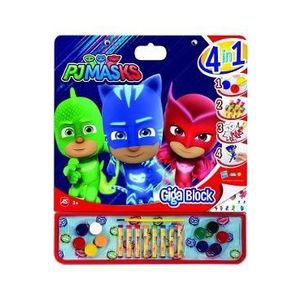 Set pentru desen. Giga block. Eroii in pijamale 4 in 1 imagine