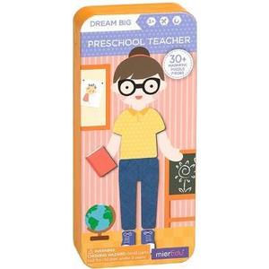 Puzzle magnetic in cutie metalica: Educatoare imagine