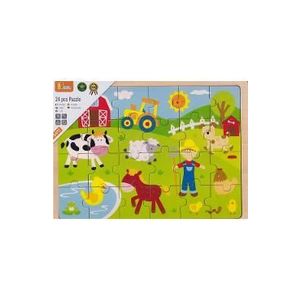 Puzzle din lemn: Animale de la ferma imagine