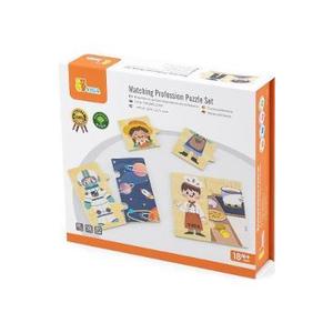 Puzzle din lemn. Meserii imagine