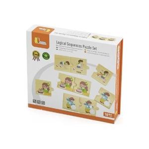 Puzzle din lemn cu secvente logice imagine