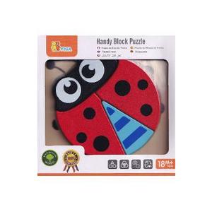 Puzzle din lemn: Buburuza imagine