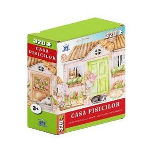 Puzzle 320 piese. Casa pisicilor imagine