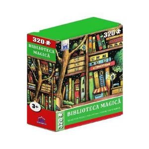 Puzzle 320 piese. Biblioteca magica imagine