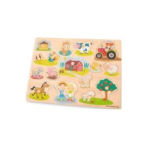 Puzzle lemn. Ferma imagine