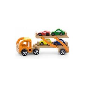 Camion transportor cu 4 masinute imagine