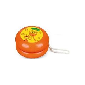 Joc de indemanare: Yo-yo din lemn. Portocaliu imagine