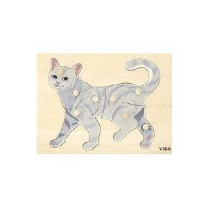 Puzzle Montessori: Pisica imagine