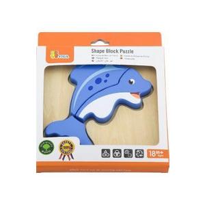 Puzzle din lemn: Delfin imagine