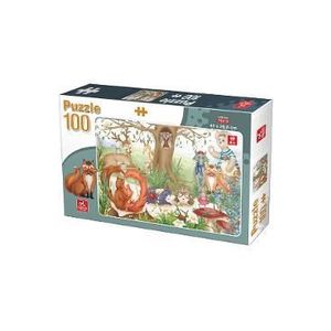 Puzzle 100: Animale din padure imagine