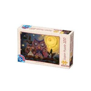 Super puzzle 100: Bufnite imagine