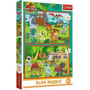 Puzzle 2 x 24: Jurassic World. Universul Jurassic Park imagine