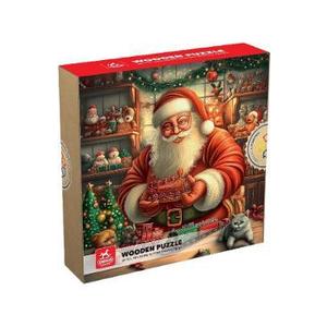 Puzzle 50 din lemn: Atelierul lui Mos Craciun imagine