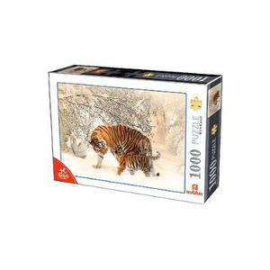 Puzzle 1000: Tigri imagine