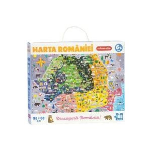 Puzzle 168 piese. Harta Romaniei imagine