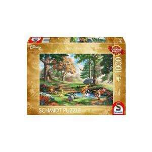 Puzzle 1000. Winnie The Pooh. Thomas Kinkade imagine