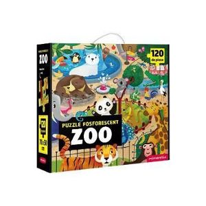 Puzzle fosforescent 120 piese. Zoo imagine