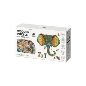 Puzzle 140 din lemn: Elefant imagine