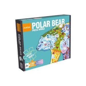 Puzzle in forma de urs polar 180 piese imagine