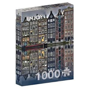 Puzzle 1000: Amsterdam Houses imagine