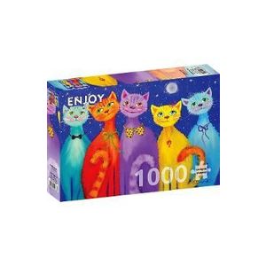 Puzzle 1000: Smiling Cats imagine