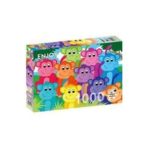 Puzzle 1000: Rainbow Monkeys imagine