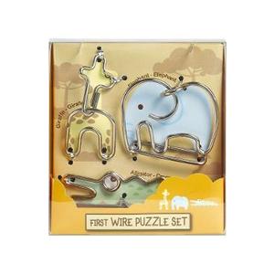 Set 3 puzzle metalice: Animale salbatice imagine