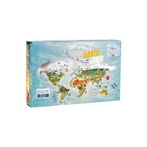 Puzzle. Construieste harta lumii imagine