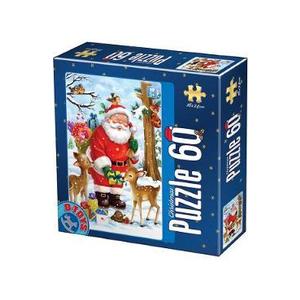 Puzzle Craciun 60. Albastru imagine