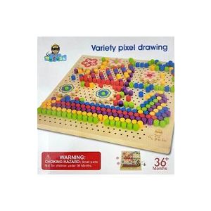 Joc mozaic cu pioneze. Variety Pixel Drawing imagine