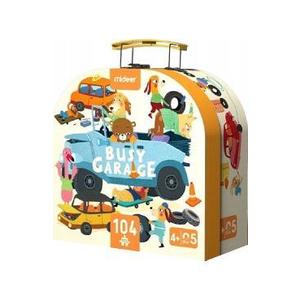 Puzzle in valiza. Busy Garage. 104 piese imagine