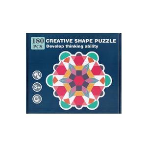 Joc: Tangram din lemn 180 piese imagine